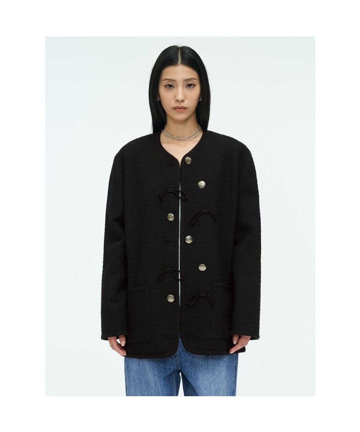 앙개(ANGGAE) Gardener Jacket  Black
