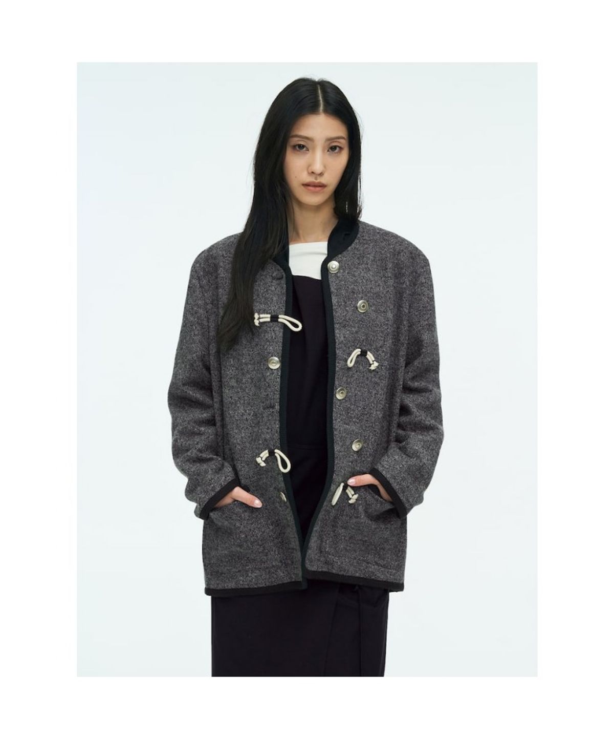 앙개(ANGGAE) Gardener Jacket  Grey