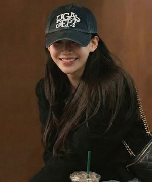 UGA 아카이브 워싱 볼캡_CHARCOAL