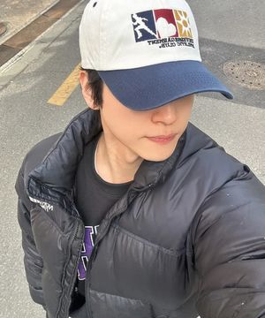 선샤인 러닝 워싱 볼캡_NAVY