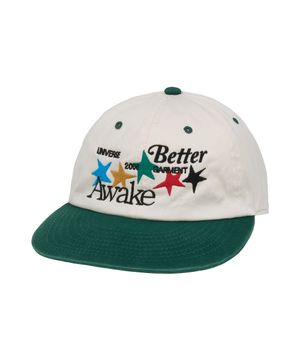 멀티 스타 투톤 워싱 캡_GREEN