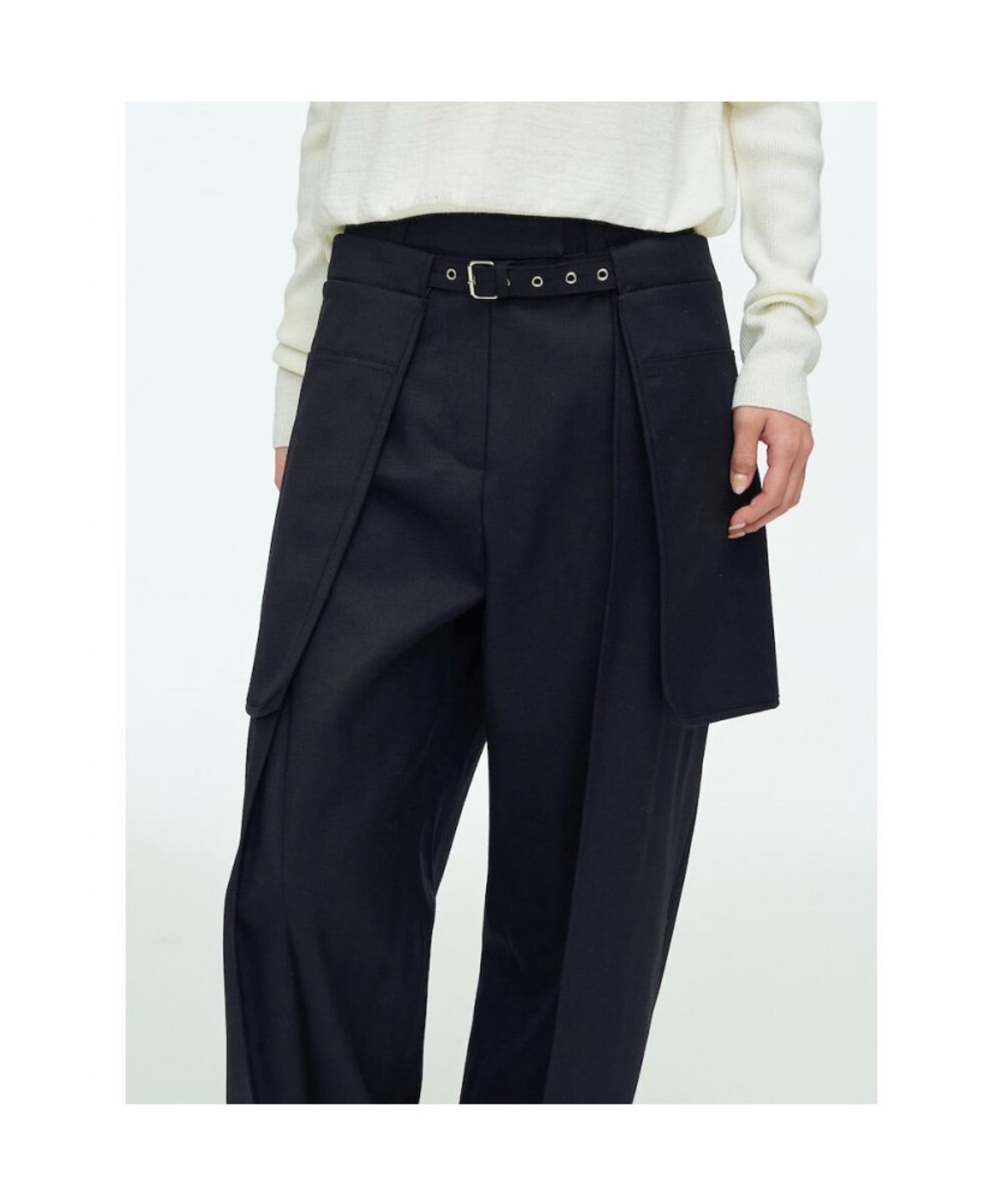 앙개(ANGGAE) Gardener Belt  Navy