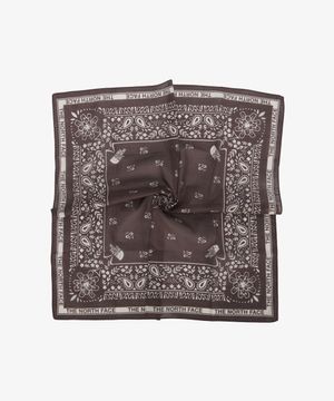 NA5BS01F 반다나 페이즐리 80 S BROWN