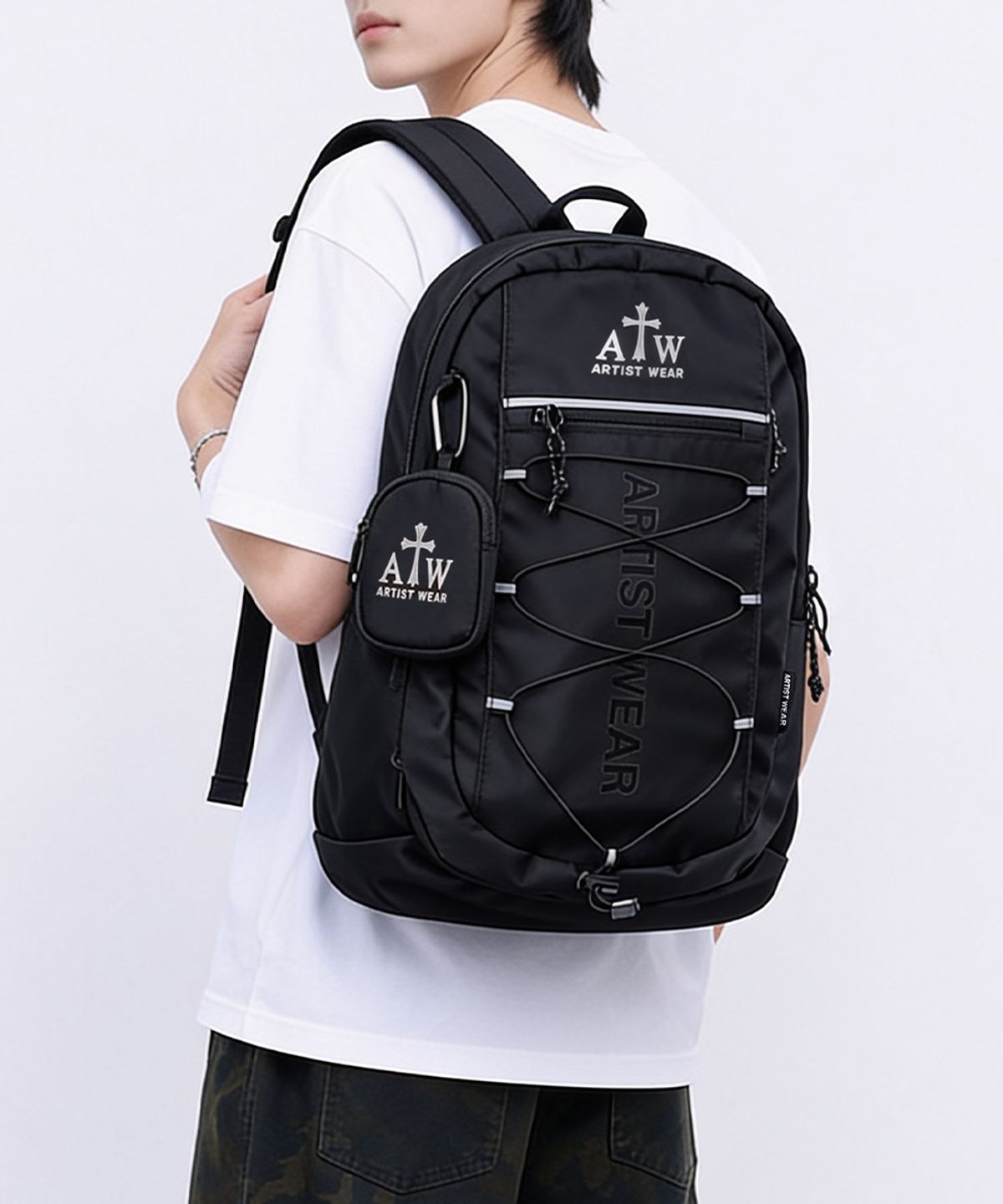 아티스트웨어(ARTISTWEAR) [ATW] 35L 유틸리티 로고 백팩