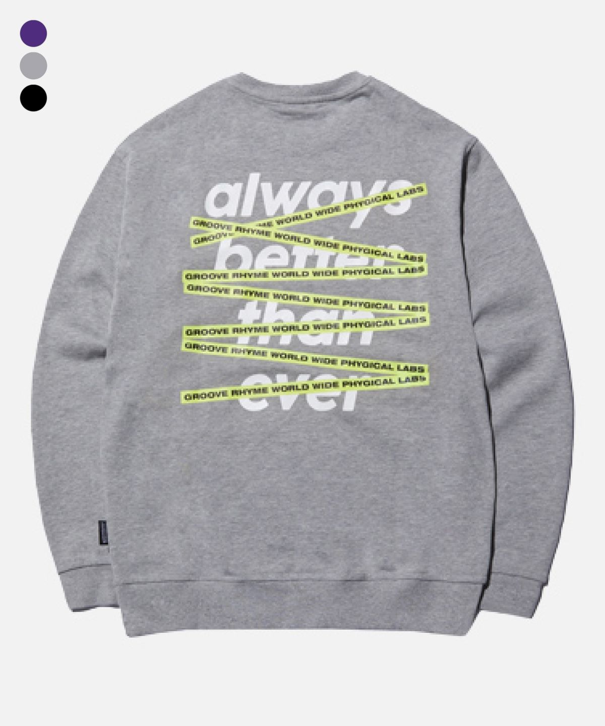 그루브라임(GROOVE RHYME) GROOVERHYME CROSSBAR SWEAT SHIRTS (FROSCTM706M ...