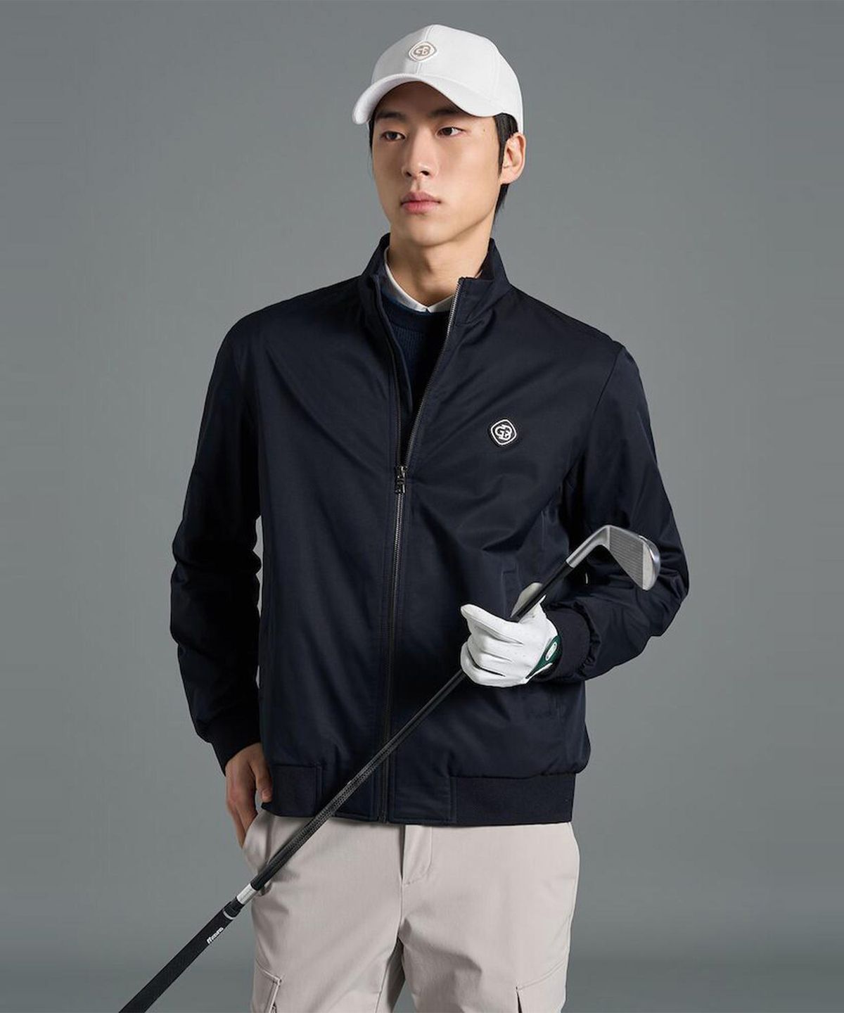 빈폴골프(BEANPOLE GOLF) 남성 봄 블루종 점퍼  네이비