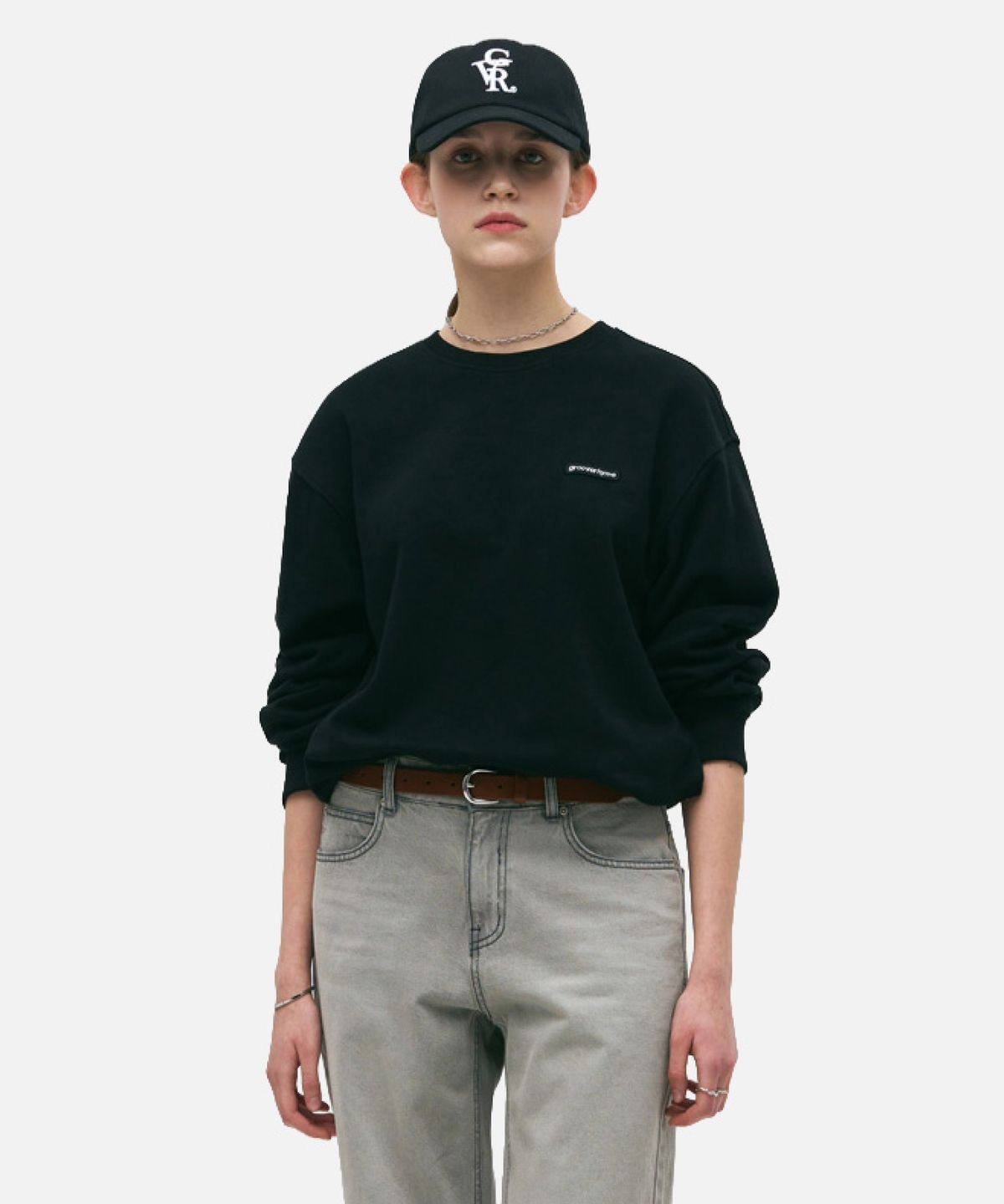 그루브라임(GROOVE RHYME) CAMPING GOODS SWEATSHIRT (LRRSCTM117M)