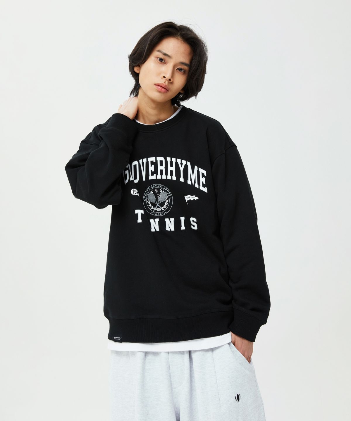 그루브라임(GROOVE RHYME) TENNIS MAN TO MAN (LRQSCTM313M)