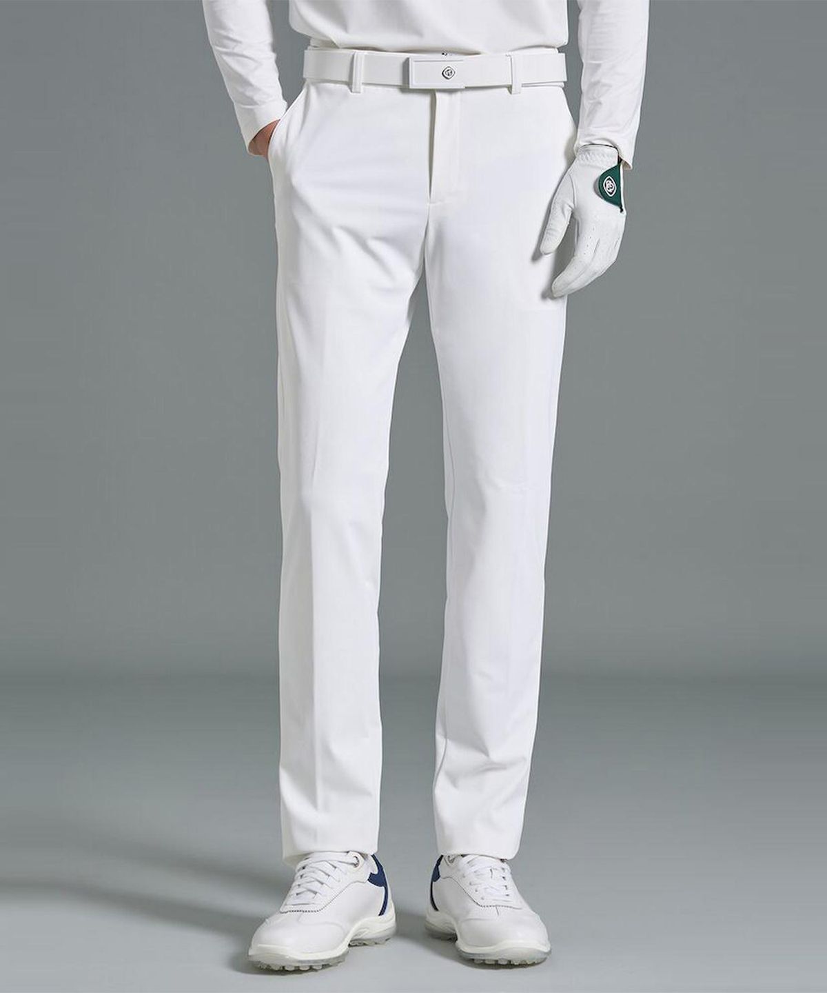 빈폴골프(BEANPOLE GOLF) [B_under] 남성 퍼포먼스 슬림 팬츠  화이트