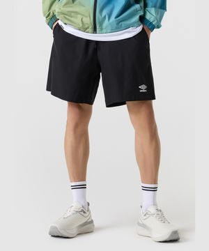 올라운드 경량 스트레치 4부 반바지 블랙 UR121SHP32