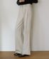 SPPT09 에센셜 투턱 와이드 슬랙스 - Beige