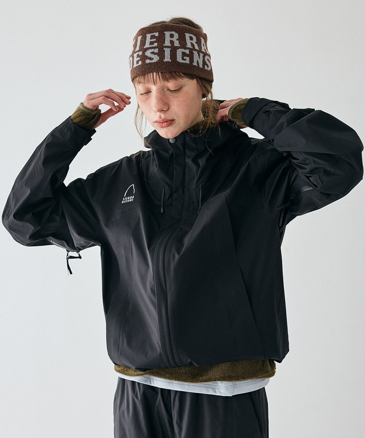 시에라디자인(SIERRA DESIGNS) W) 에이커(ACRE) 3레이어 자켓 BLACK