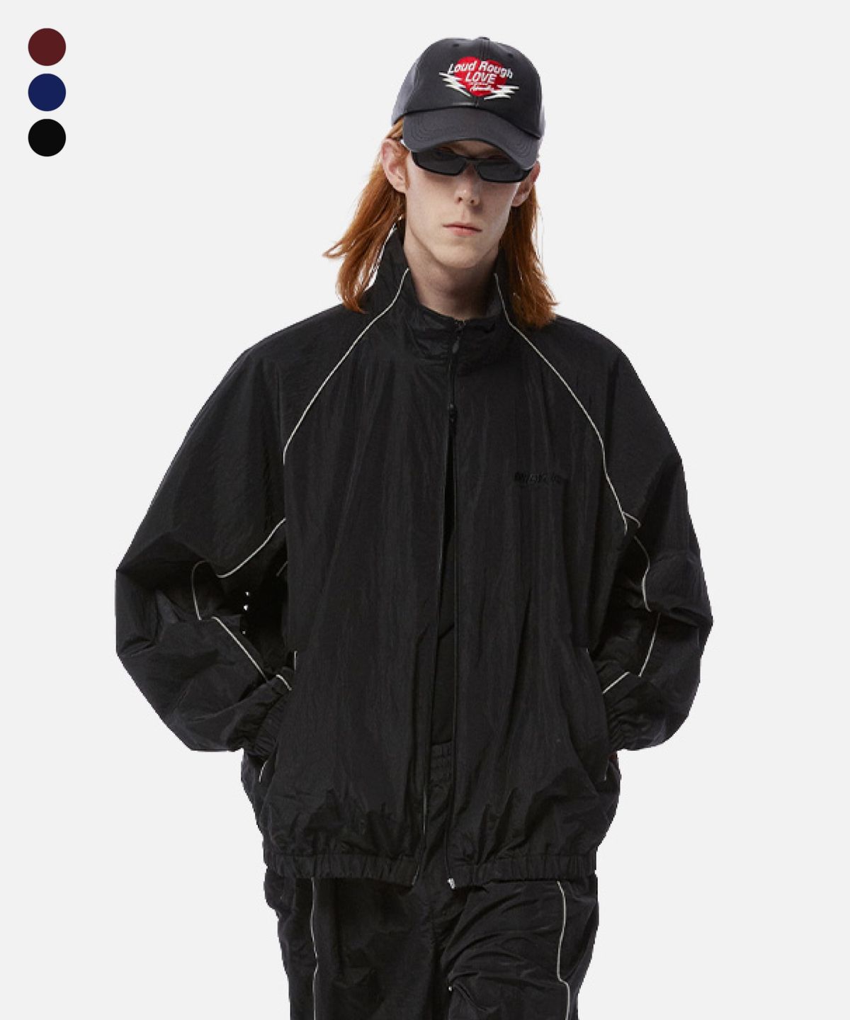 그루브라임(GROOVE RHYME) ADRENALINE PIPING TRACK JACKET (LRRSCUA114M)
