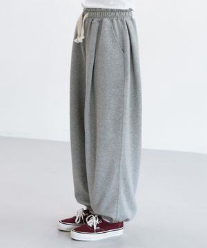 원턱 와이드 조거 트레이닝 바지 PAN2536 (3 COLOR)