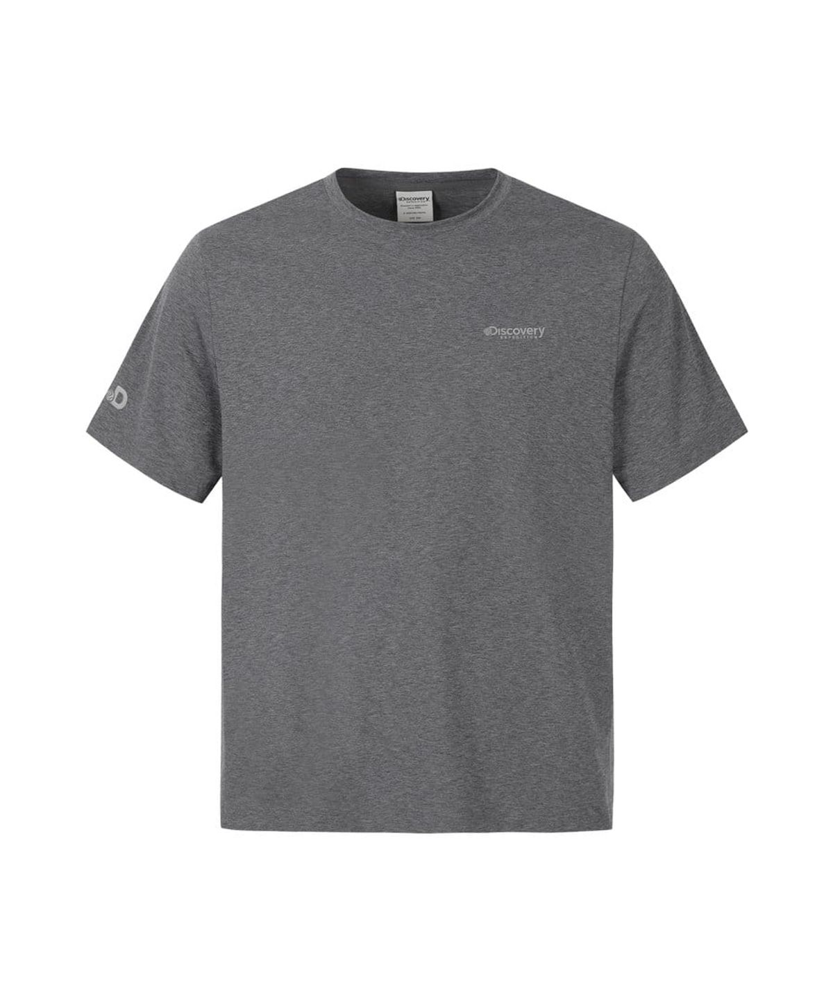 디스커버리 익스페디션(DISCOVERY EXPEDITION) 남성 프레시벤트 저지로멜리나 반팔티셔츠 (M/GREY)