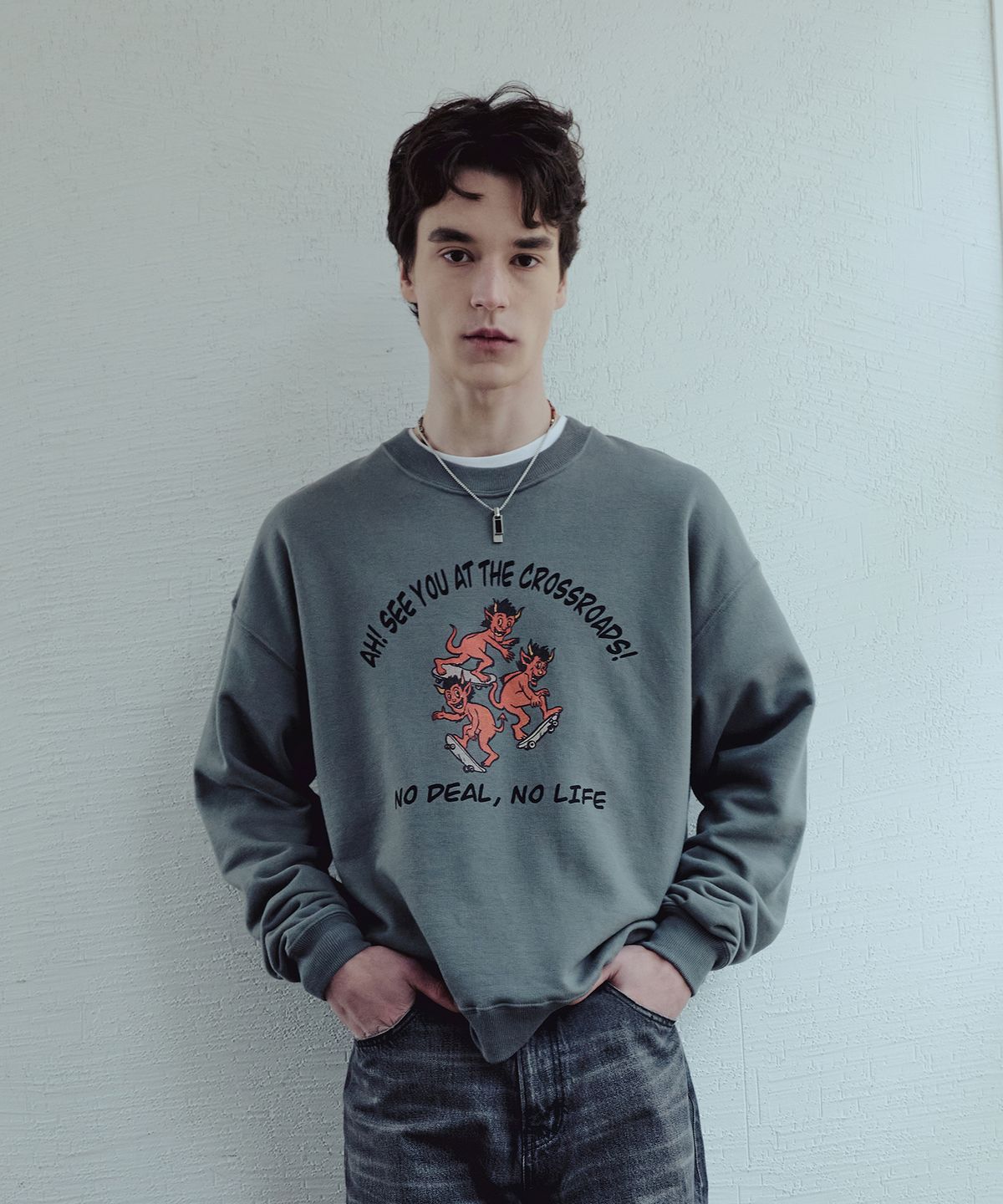 모드나인(MODNINE) Cross Road 01 - Sweat Shirt