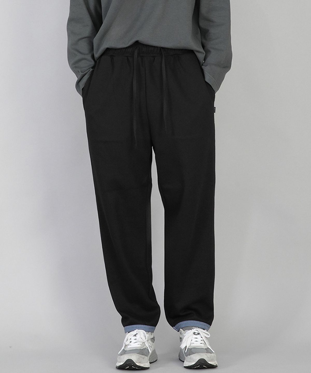 세인트크루(SAINTCREW) 햄오링 기모 스웨트팬츠 HOS-378 블랙블루