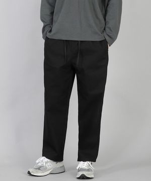 플레인 테이퍼드 코튼팬츠 RTP-380 블랙