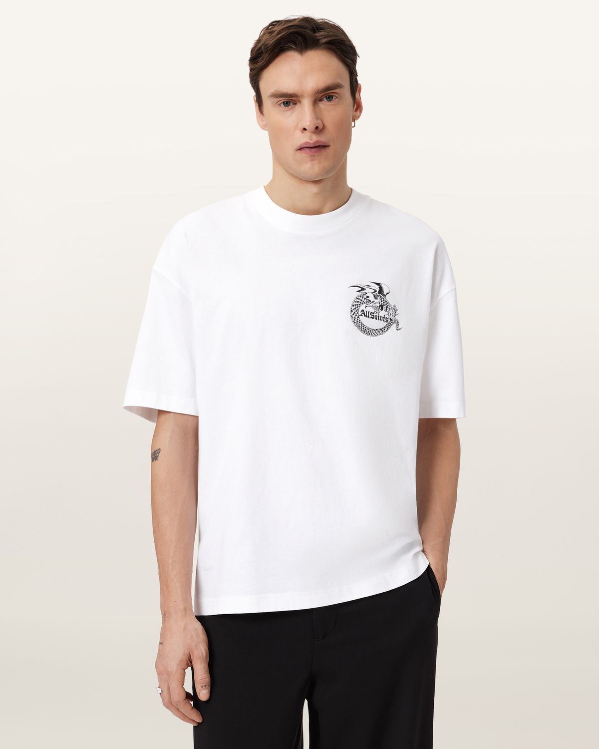 올세인츠(ALLSAINTS) 테라 크루 티셔츠 M023PE-437