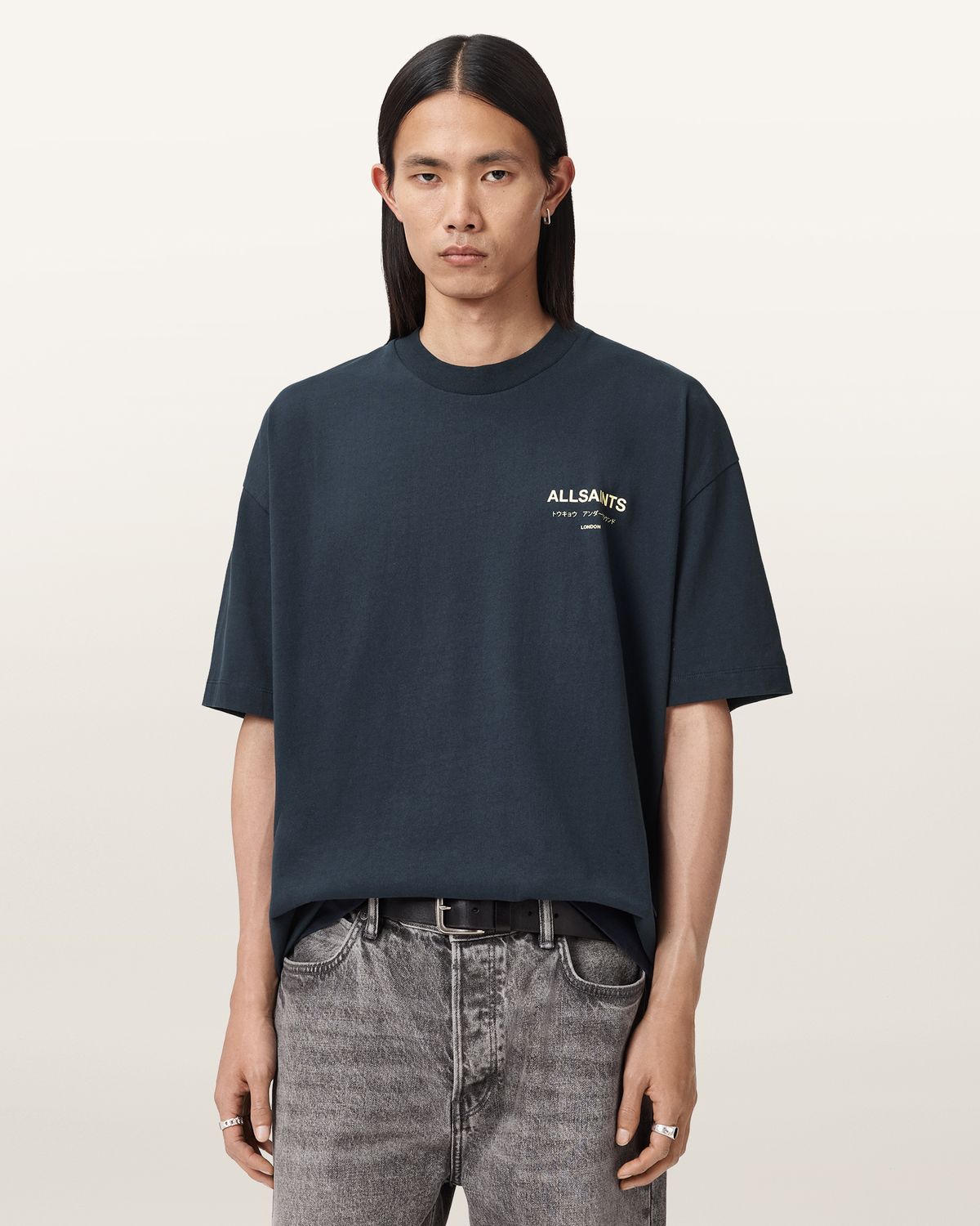 올세인츠(ALLSAINTS) 언더그라운드 크루 티셔츠 M071PB-6652