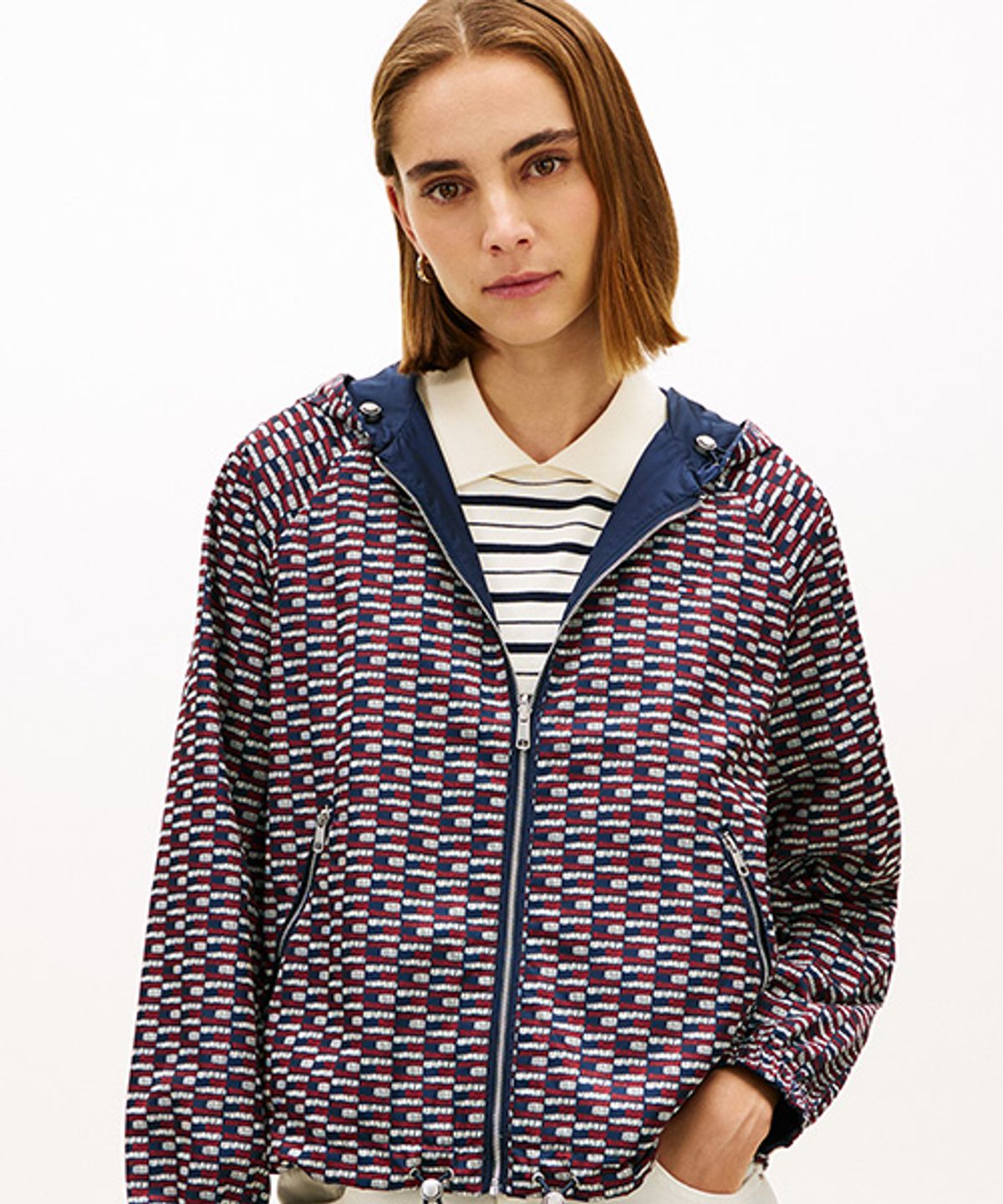 타미힐피거(TOMMY HILFIGER) 리버시블 윈드브레이커 (T22G0WJC030WT20YB)