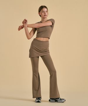 트임 커버업 스커트 (4colors)