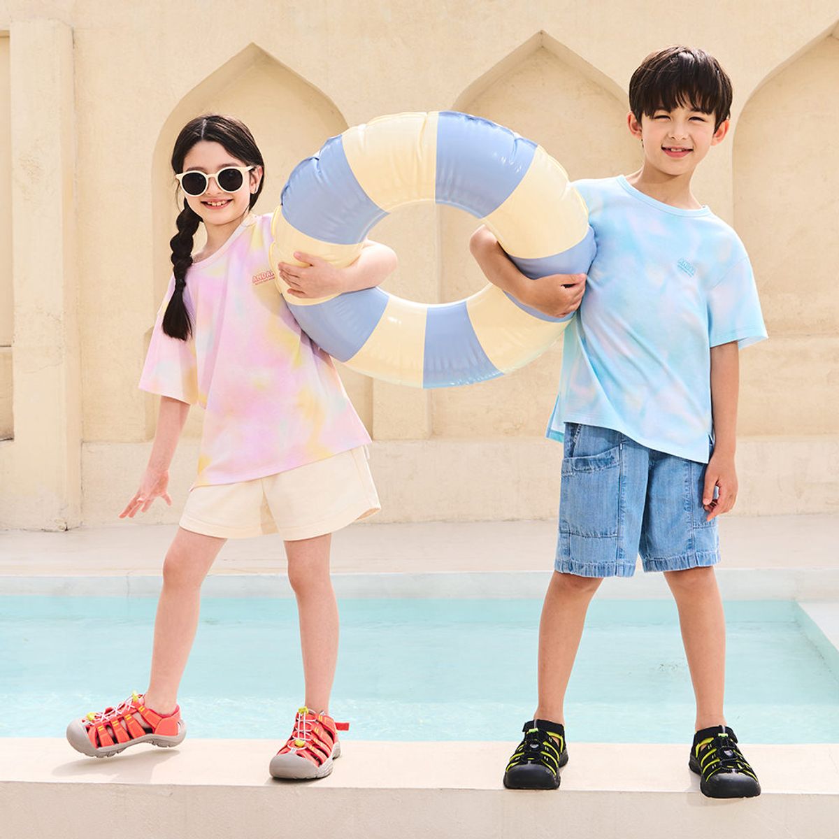 안다르 키즈(ANDAR KIDS) 키즈 컬러팝 반팔티