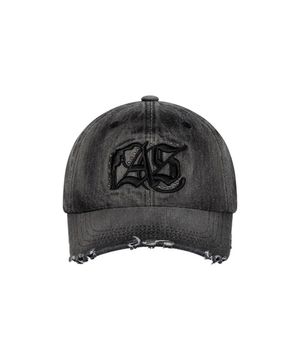 AS WASHED DENIM CAP (DARK BLUE)