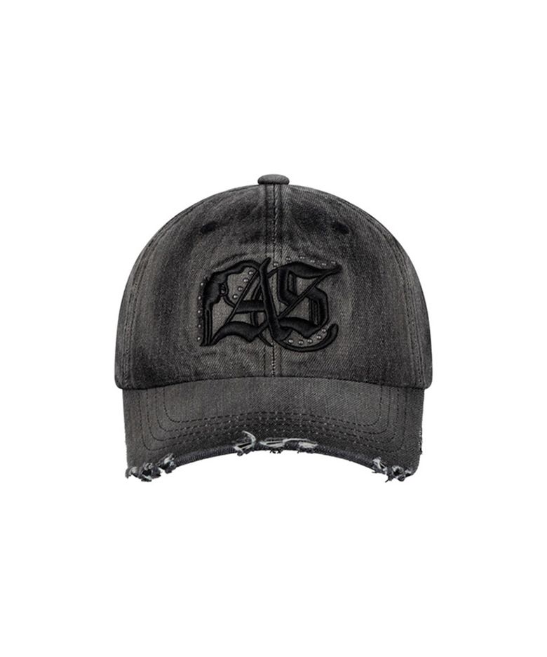 AS WASHED DENIM CAP (DARK BLUE)