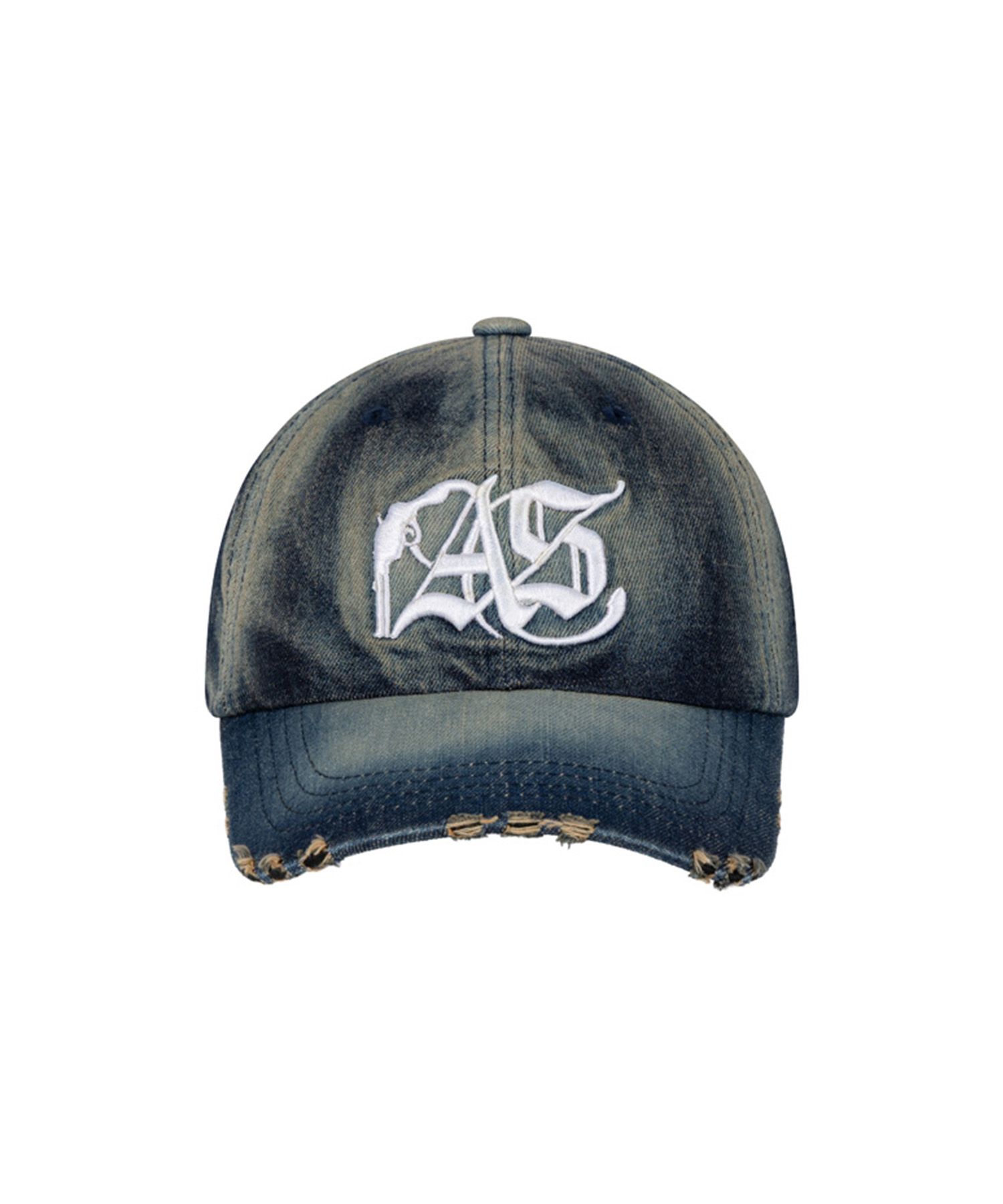 MUSINSA | 2000ARCHIVES AS WASHED DENIM CAP (BLUE)