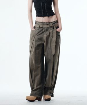 ROUX BALLOON PANTS (KHAKI)