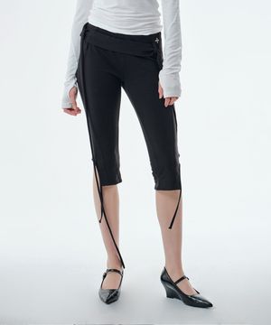 LONA JERSEY CAPRI (BLACK)