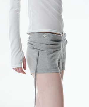 VEIL MICROSHORTS (MELANGE GREY)