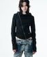 KAEL DRAPED JACKET (BLACK)