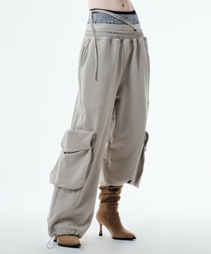 NOX GRAPHIC JOGGER (SAND)