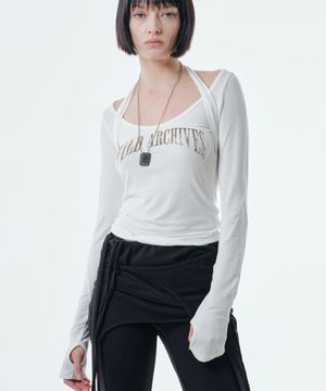 ASH HALTER TOP (WHITE)