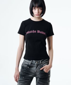 MATCHA BADDIE T (BLACK)