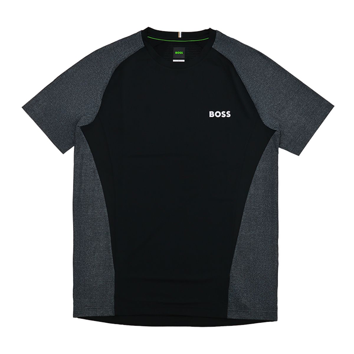 보스 스포츠(BOSS SPORTS) BOSS 콘트라스트 인서트 메쉬 슬림핏 티셔츠(50549511001)