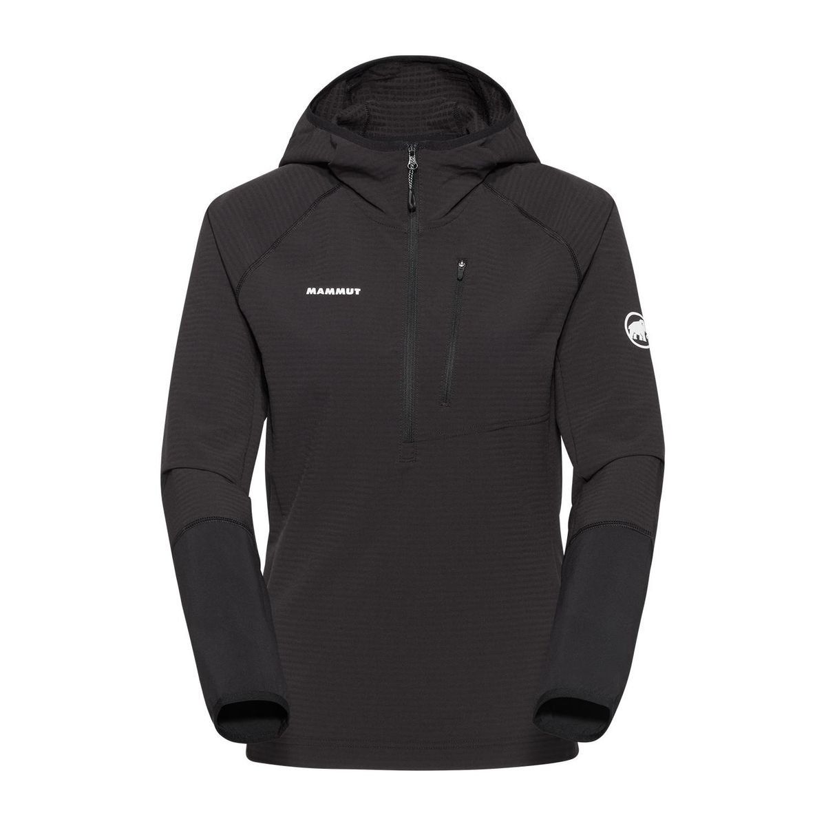 마무트(MAMMUT) 마드리스 라이트 미드레이어 하프짚 후디 우먼