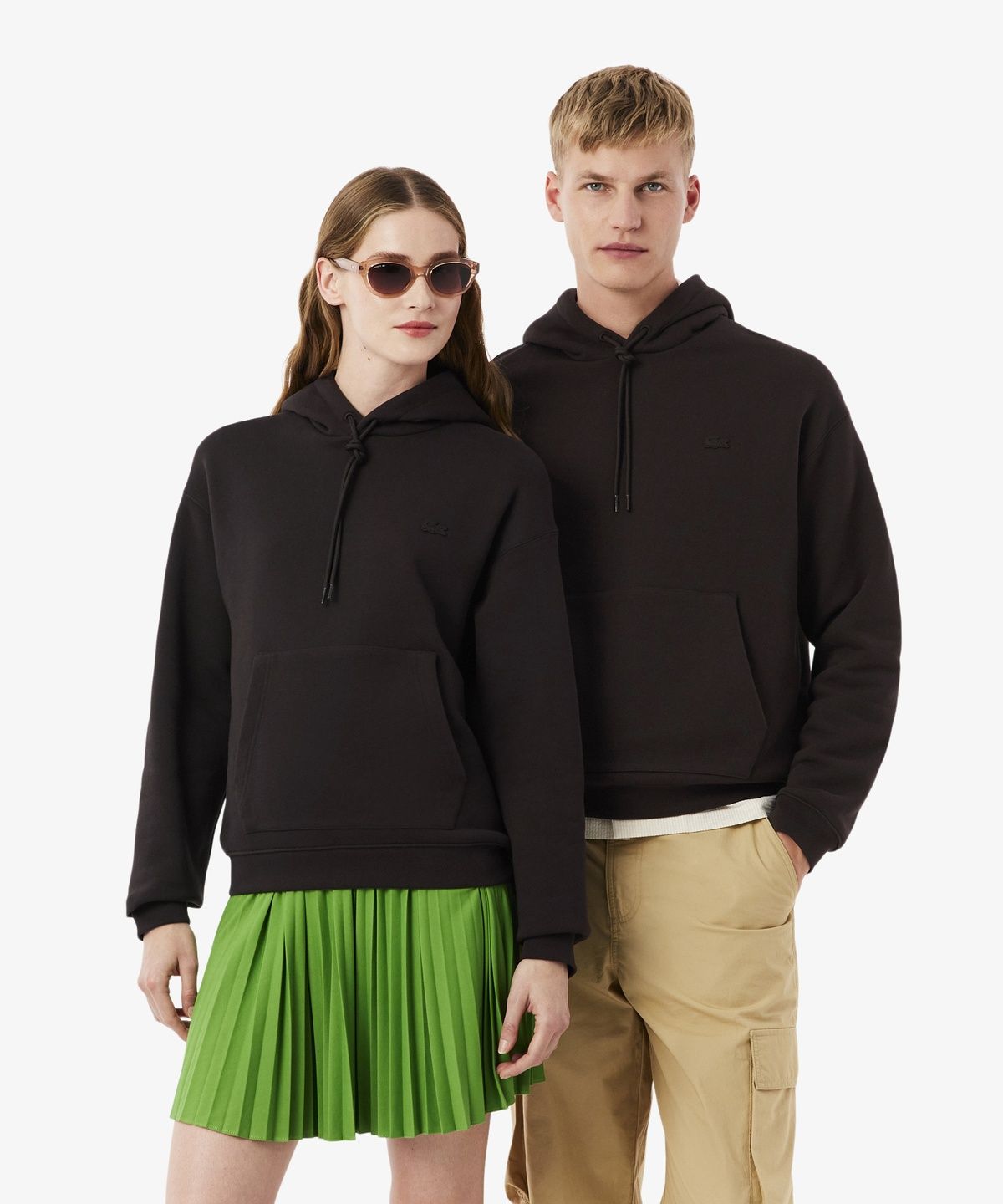 라코스테(LACOSTE) 남성 크록 시그니처 루즈핏 후드 스웻셔츠 SH7741-56G 3LA