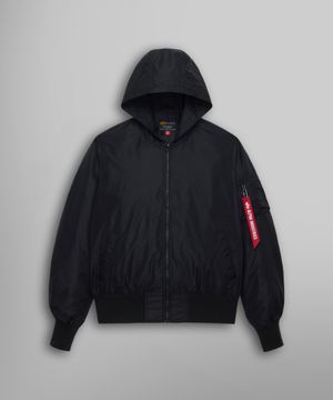 L-2B 후디드 헌터 플라이트 자켓 블랙