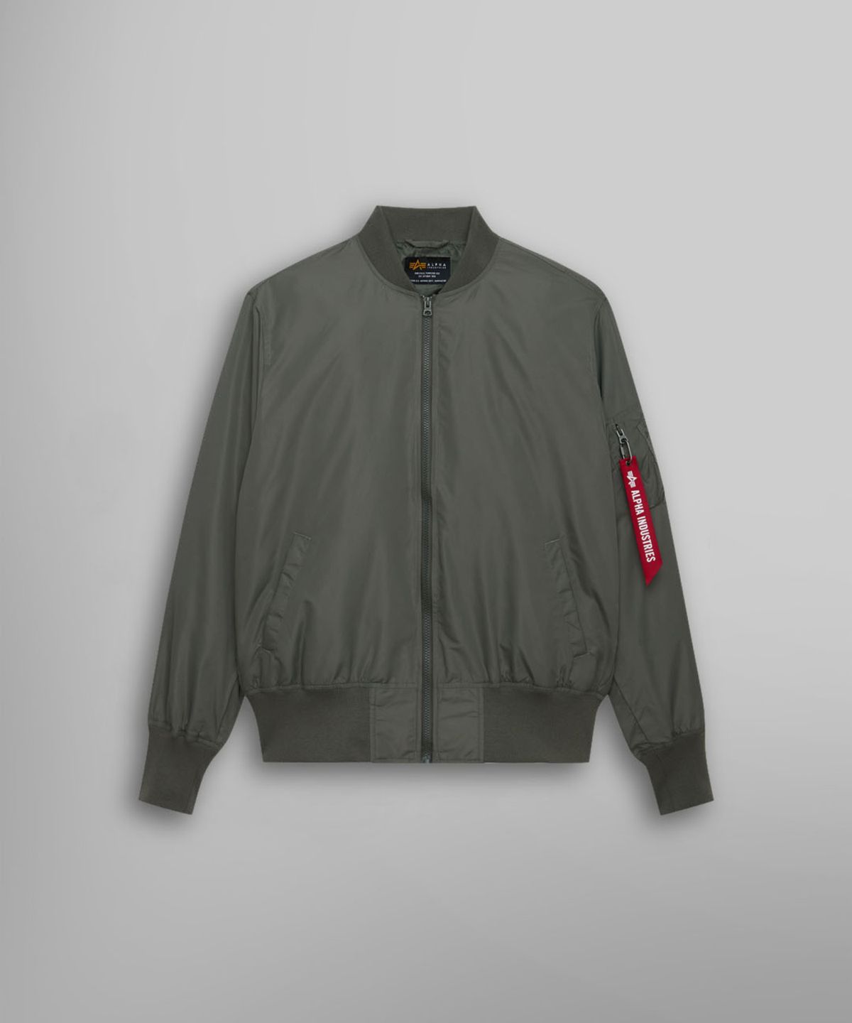 알파 인더스트리(ALPHA INDUSTRIES) L-2B 헌터 릴랙스드 플라이트 자켓 필드 그레이