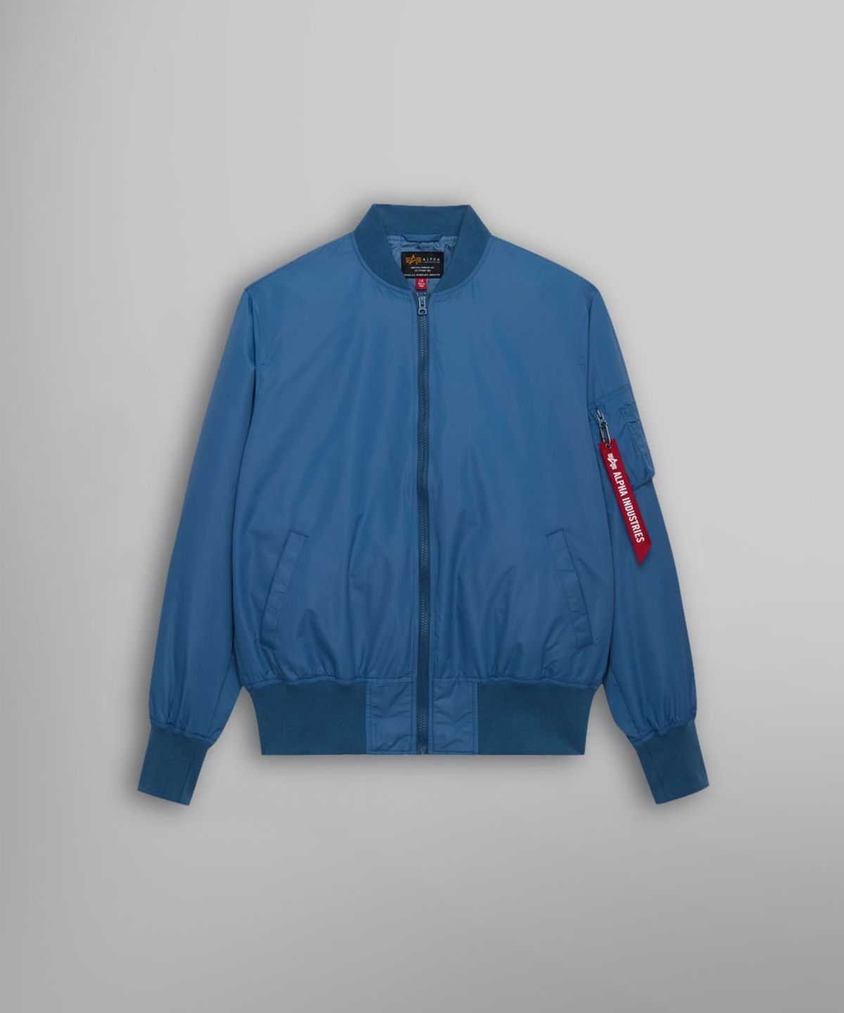 알파 인더스트리(ALPHA INDUSTRIES) L-2B 헌터 릴랙스드 플라이트 자켓 데님 블루