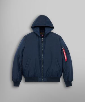 MA-1 후디드 옥스퍼드 플라이트 자켓 레플리카 블루