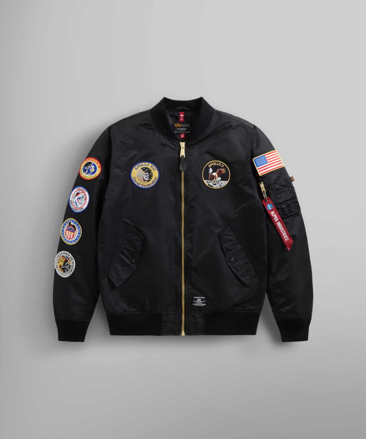 알파 인더스트리(ALPHA INDUSTRIES) L-2B 아폴로 젠 II 플라이트 자켓 블랙