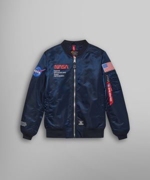 L-2B 나사 젠 II 플라이트 자켓 레플리카 블루