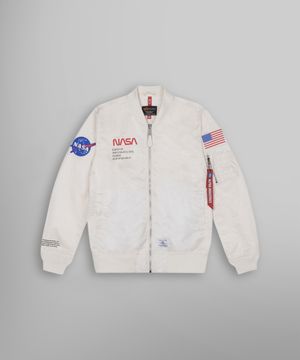 L-2B 나사 젠 II 플라이트 자켓 오프화이트