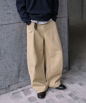 올데이 코튼 커브드 팬츠_4Color