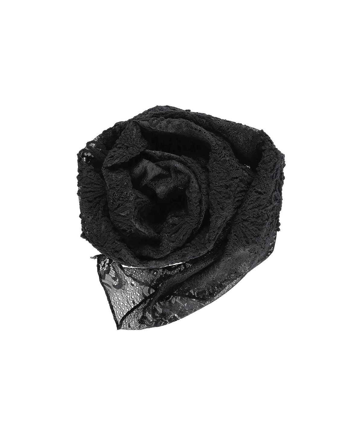 본바이한(BORNBYHAN) LOOMED BLOOM SCARF BLACK