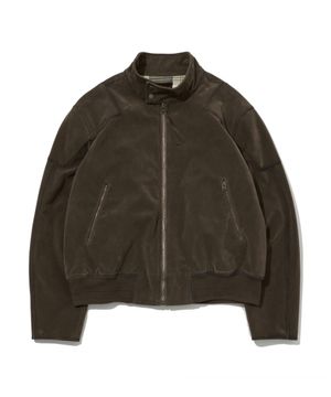 [TRAILWEAR]포우 스웨이드 라이더 해링턴 자켓 다크브라운_FS1WJ55U
